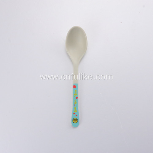 Bamboo Fiber Toddler Ate Plastic Spoon